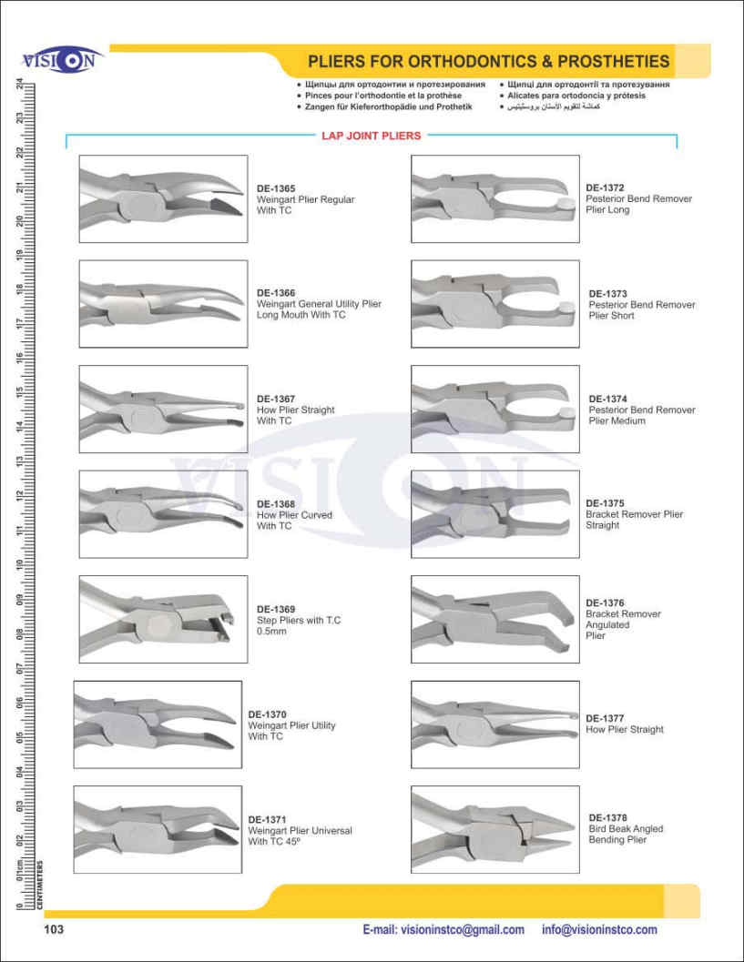 Vision Instruments Company Instruments